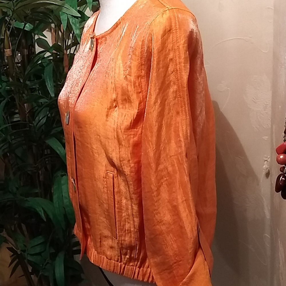 Ruby Rd. orange jacket - Picture 2 of 5
